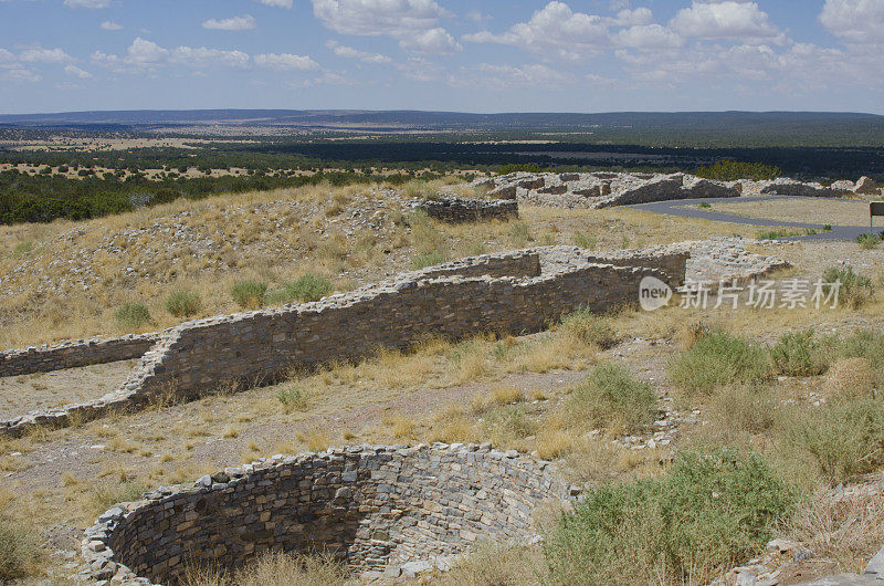 Salinas Pueblo mission National星期一，Gran Quivira遗址